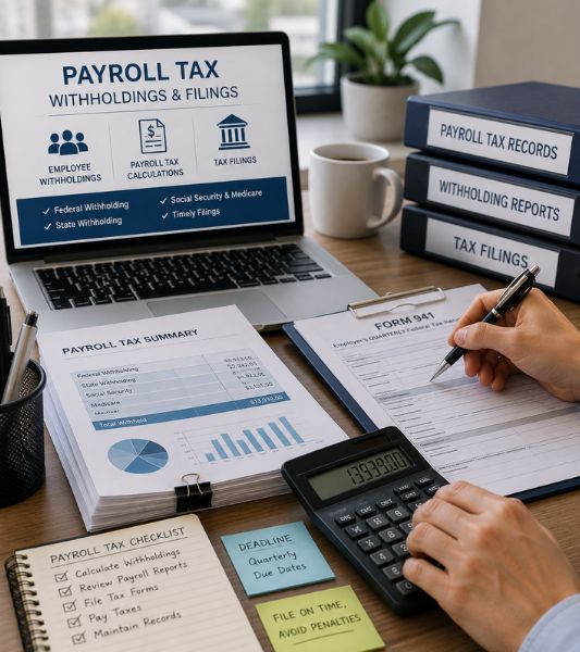 Payroll Tax Withholdings & Filings
